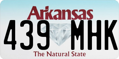 AR license plate 439MHK