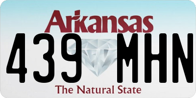AR license plate 439MHN