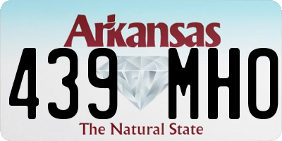 AR license plate 439MHO