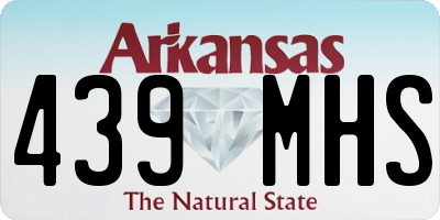 AR license plate 439MHS