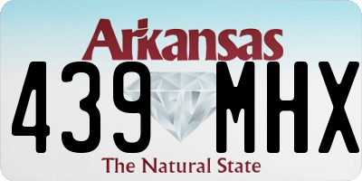 AR license plate 439MHX