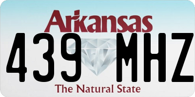 AR license plate 439MHZ