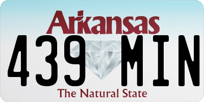 AR license plate 439MIN