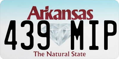 AR license plate 439MIP