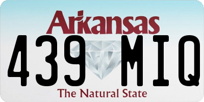 AR license plate 439MIQ