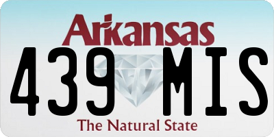 AR license plate 439MIS