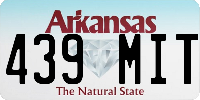 AR license plate 439MIT