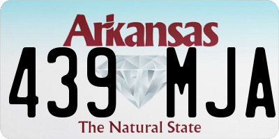 AR license plate 439MJA