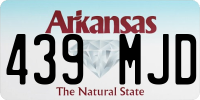 AR license plate 439MJD