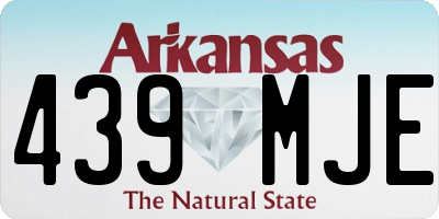 AR license plate 439MJE
