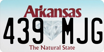 AR license plate 439MJG