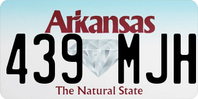 AR license plate 439MJH