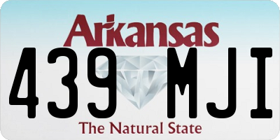 AR license plate 439MJI