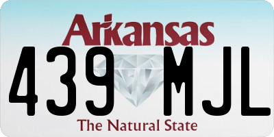 AR license plate 439MJL
