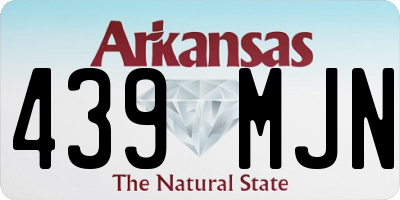 AR license plate 439MJN