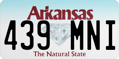 AR license plate 439MNI