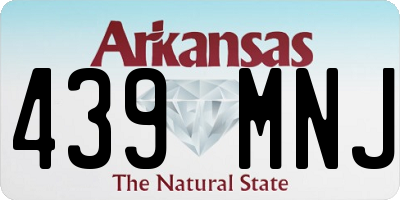 AR license plate 439MNJ