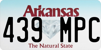 AR license plate 439MPC