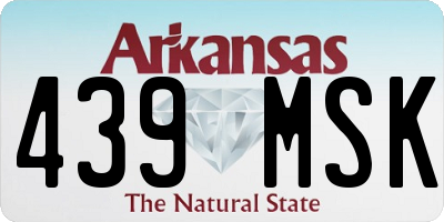 AR license plate 439MSK