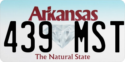 AR license plate 439MST