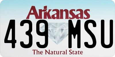 AR license plate 439MSU