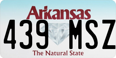 AR license plate 439MSZ