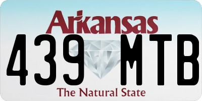 AR license plate 439MTB