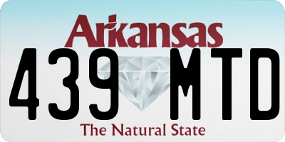 AR license plate 439MTD