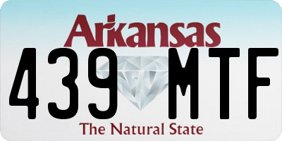 AR license plate 439MTF