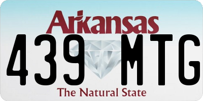 AR license plate 439MTG
