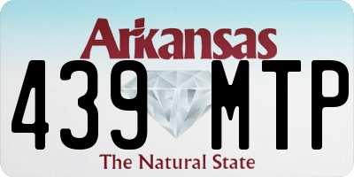 AR license plate 439MTP