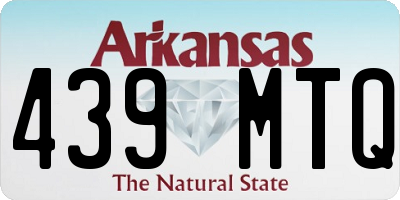 AR license plate 439MTQ