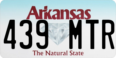AR license plate 439MTR