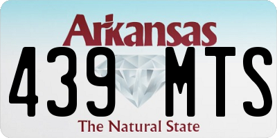 AR license plate 439MTS