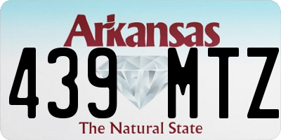 AR license plate 439MTZ