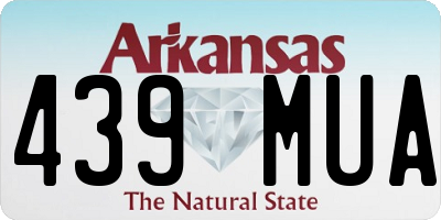 AR license plate 439MUA