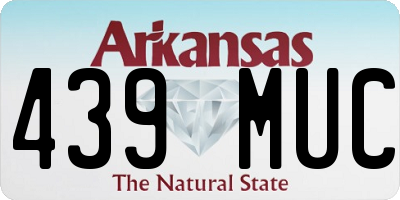 AR license plate 439MUC