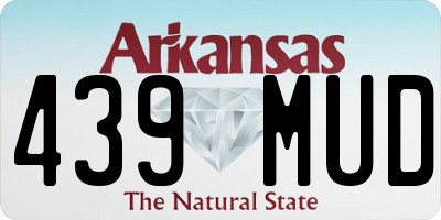 AR license plate 439MUD