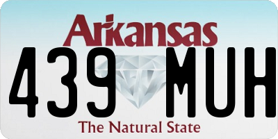 AR license plate 439MUH