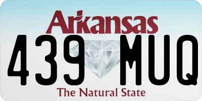 AR license plate 439MUQ