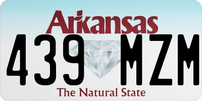 AR license plate 439MZM