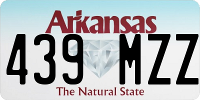 AR license plate 439MZZ