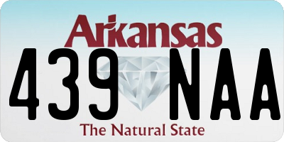 AR license plate 439NAA