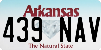 AR license plate 439NAV