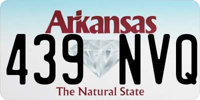 AR license plate 439NVQ