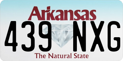 AR license plate 439NXG