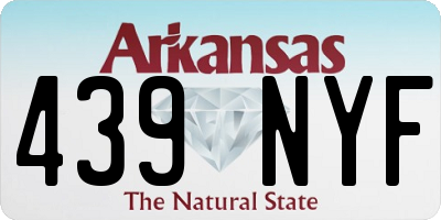 AR license plate 439NYF