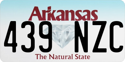 AR license plate 439NZC