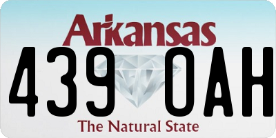 AR license plate 439OAH