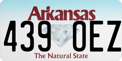 AR license plate 439OEZ